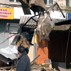 Коммунисты Ростовской области против сноса киосков во время кризиса.