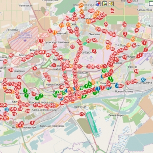 Городской транспорт онлайн карта